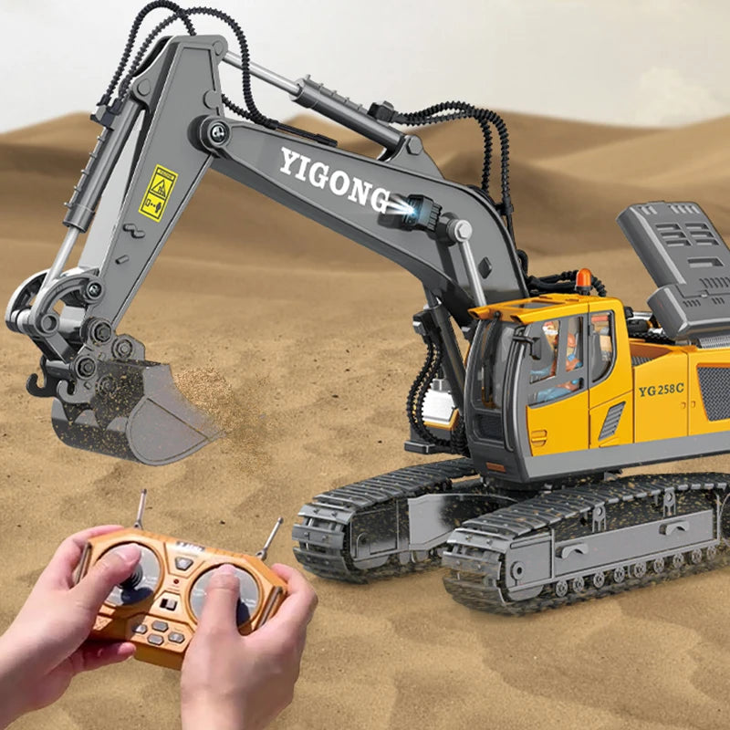 Camion de Chantier Télécommandé 1:20 – Pelleteuse, Bulldozer ou Benne RC