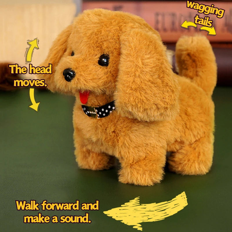 Chien en Peluche Interactif – Télécommandé avec Laisse et Sons Réalistes