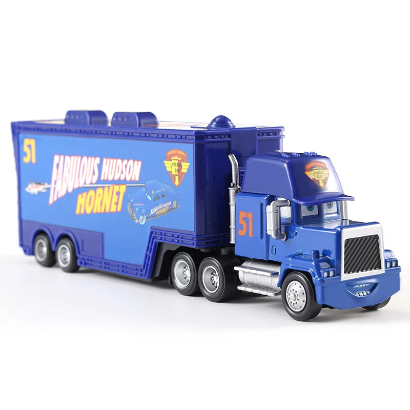 Camion Disney Pixar Cars – Modèle 1:55 (Lightning McQueen, Mack, Jackson Storm)