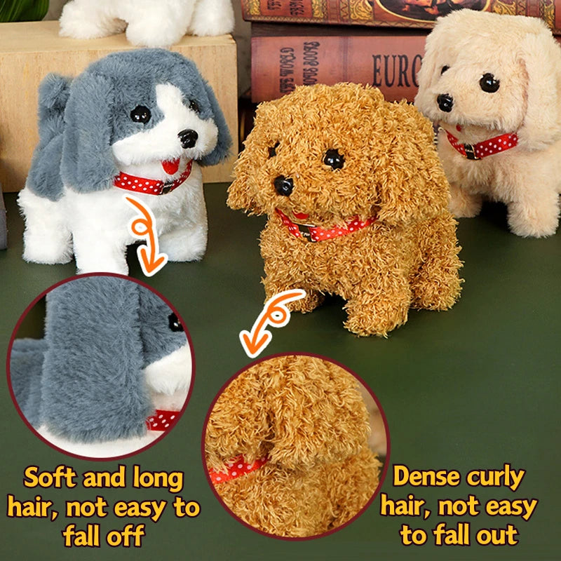 Chien en Peluche Interactif – Télécommandé avec Laisse et Sons Réalistes