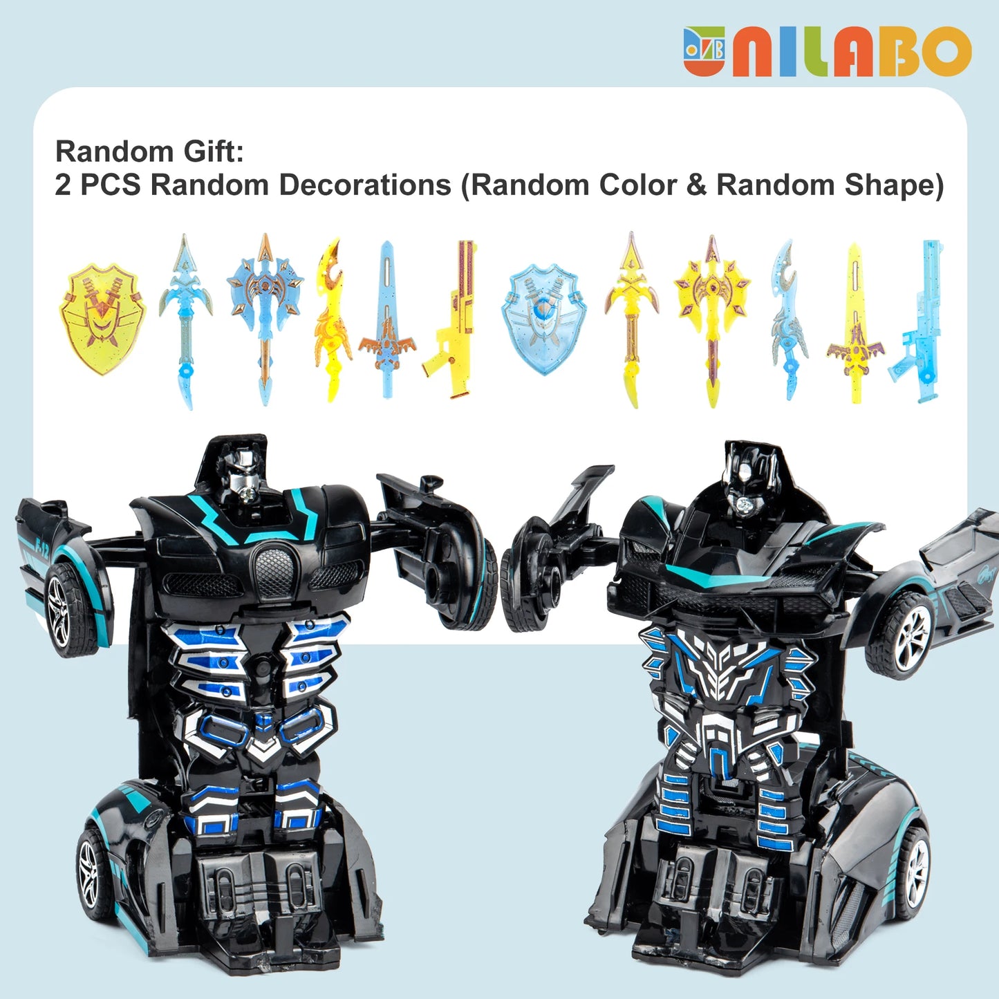 Voiture Robot Transformable – Jouet 2 en 1 pour Enfants