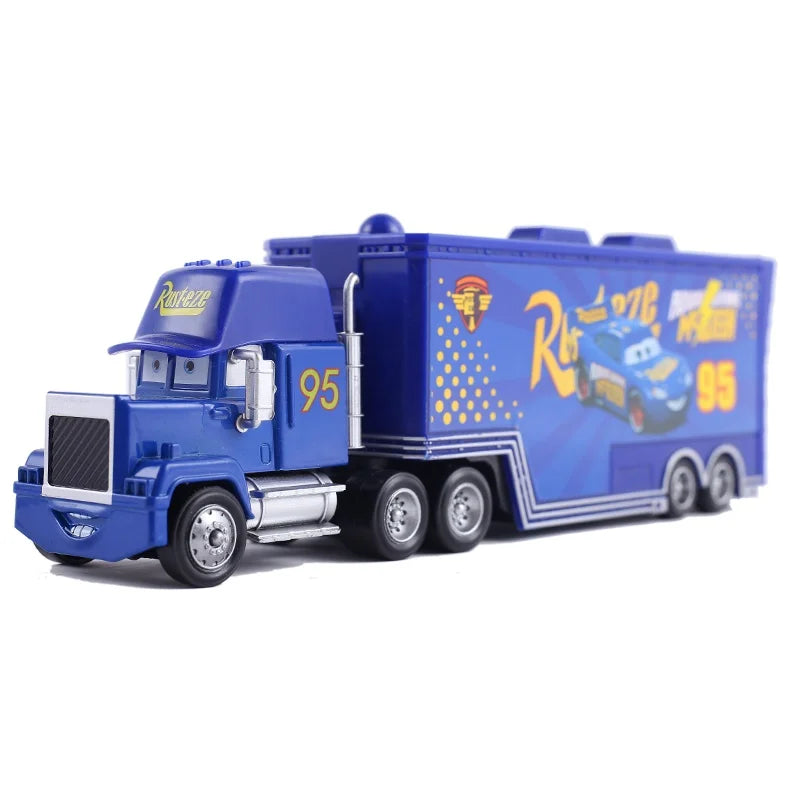 Camion Disney Pixar Cars – Modèle 1:55 (Lightning McQueen, Mack, Jackson Storm)