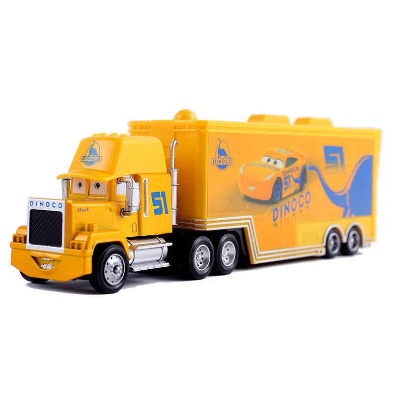 Camion Disney Pixar Cars – Modèle 1:55 (Lightning McQueen, Mack, Jackson Storm)