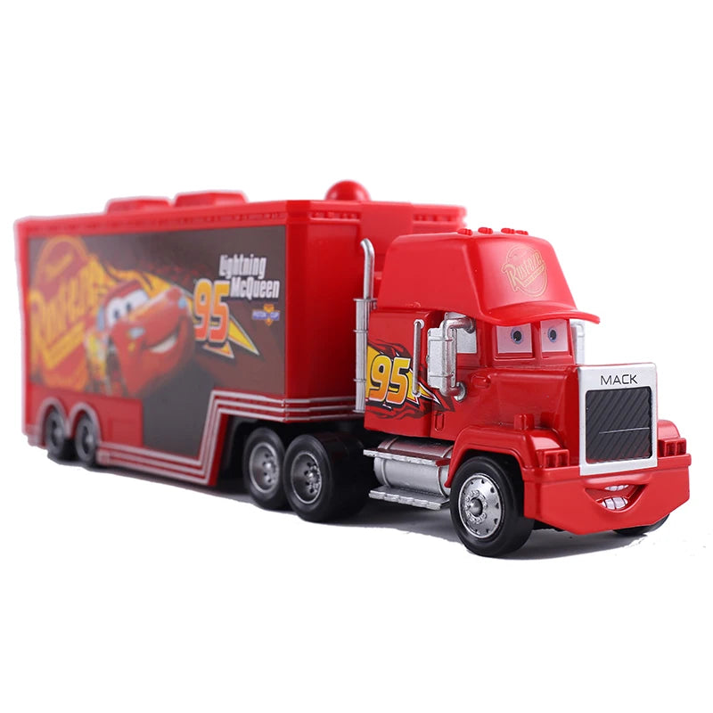 Camion Disney Pixar Cars – Modèle 1:55 (Lightning McQueen, Mack, Jackson Storm)