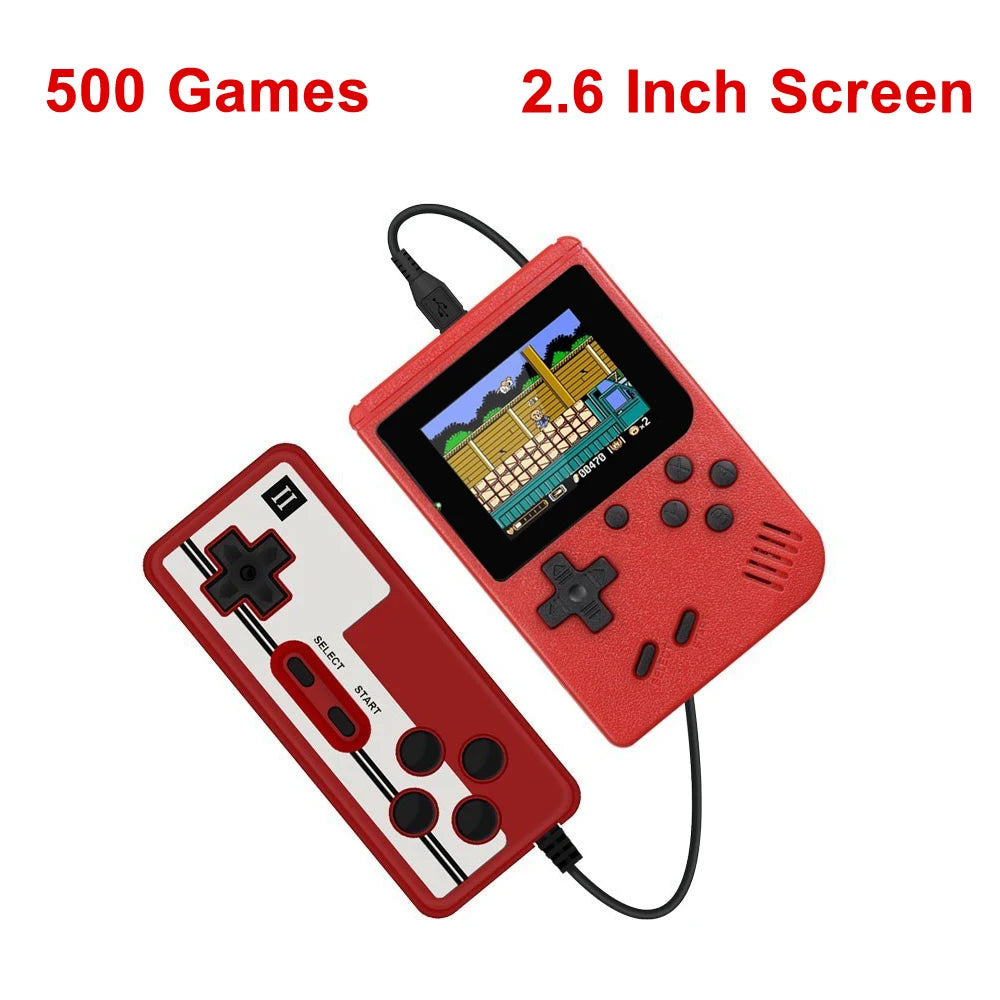 Console de Jeux Rétro Portable 8-Bit – 500 Jeux Intégrés