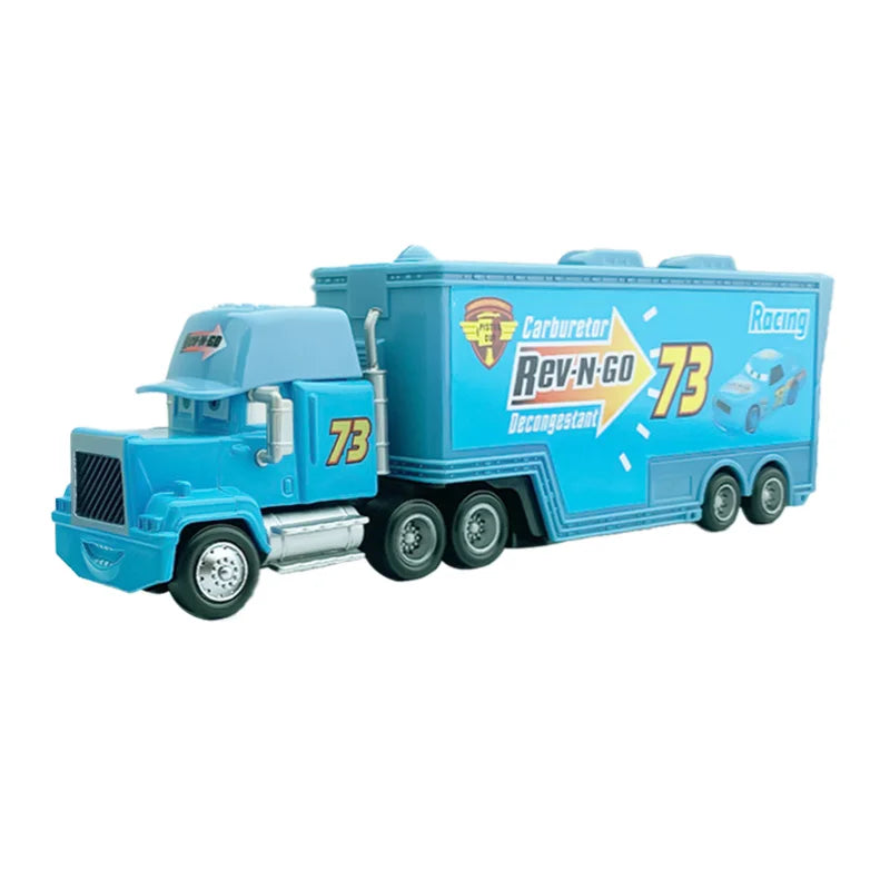 Camion Disney Pixar Cars – Modèle 1:55 (Lightning McQueen, Mack, Jackson Storm)