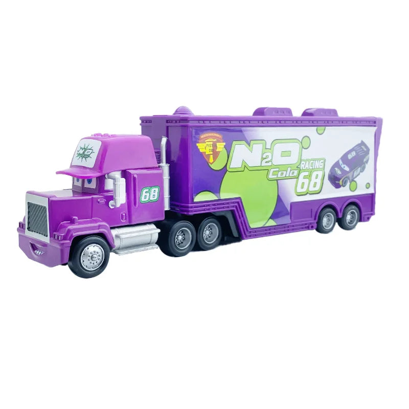 Camion Disney Pixar Cars – Modèle 1:55 (Lightning McQueen, Mack, Jackson Storm)
