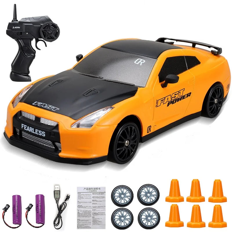 Voiture RC Drift 4x4 Haute Vitesse 2.4G – Modèle AE86/GTR Télécommandé
