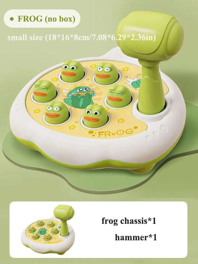 Jeu d’Éveil Montessori avec Marteau – Canard, Grenouille ou Cochon