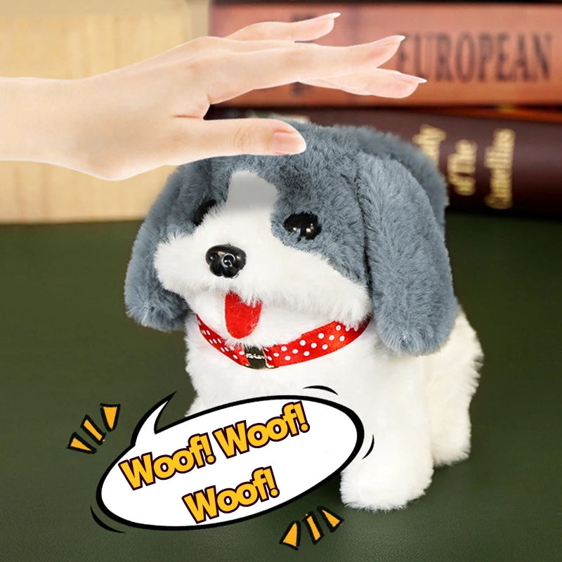 Chien en Peluche Interactif – Télécommandé avec Laisse et Sons Réalistes