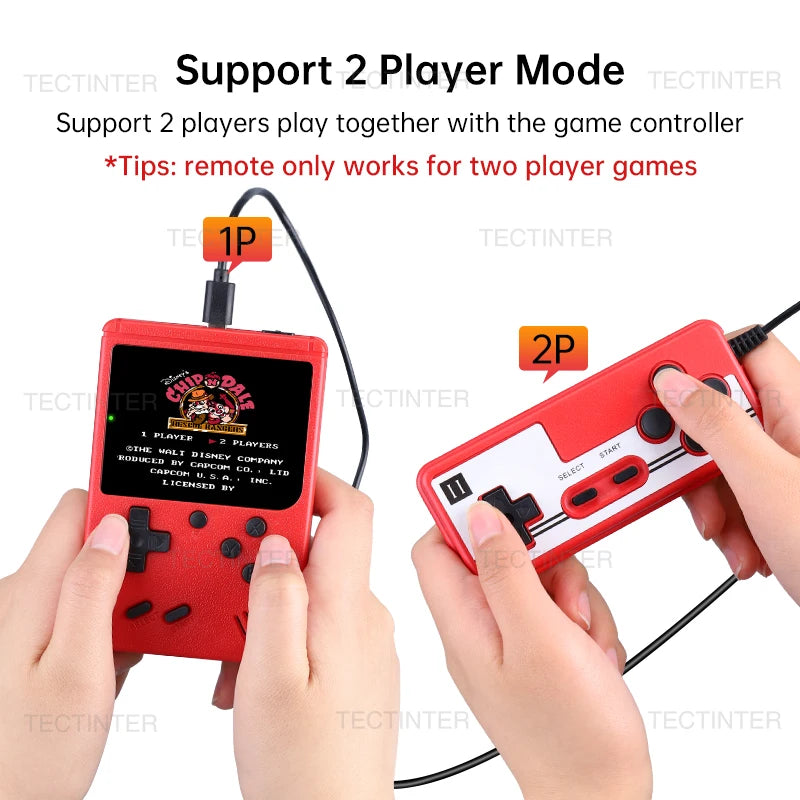 Console de Jeux Rétro Portable 8-Bit – 500 Jeux Intégrés