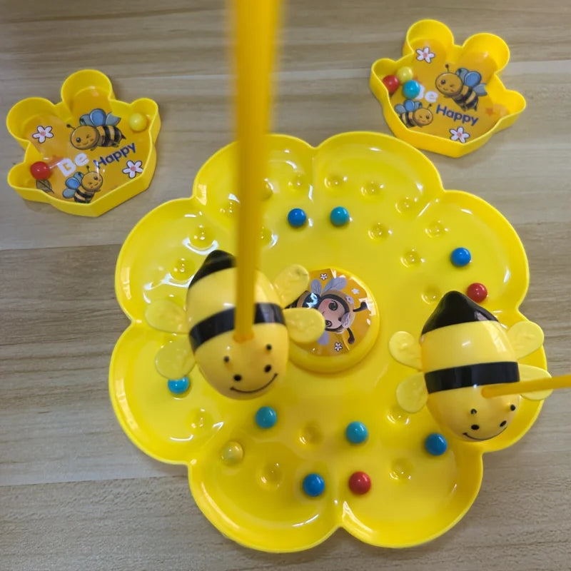 Jeu éducatif multifonction « Petite Abeille » – Pêche, puzzle et amusement garanti