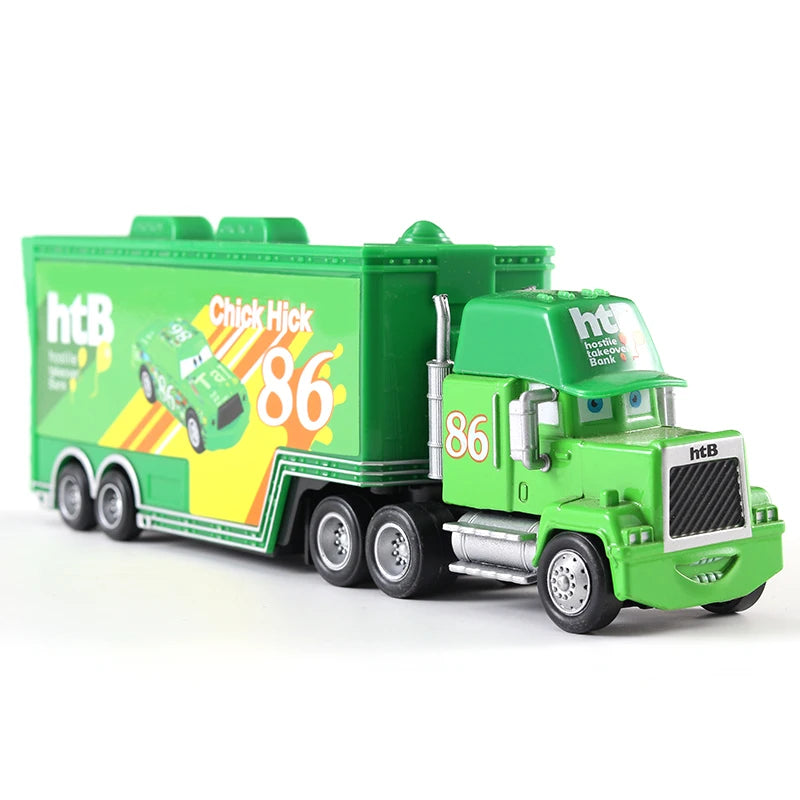 Camion Disney Pixar Cars – Modèle 1:55 (Lightning McQueen, Mack, Jackson Storm)