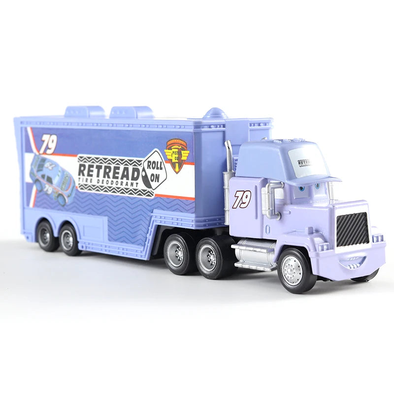 Camion Disney Pixar Cars – Modèle 1:55 (Lightning McQueen, Mack, Jackson Storm)