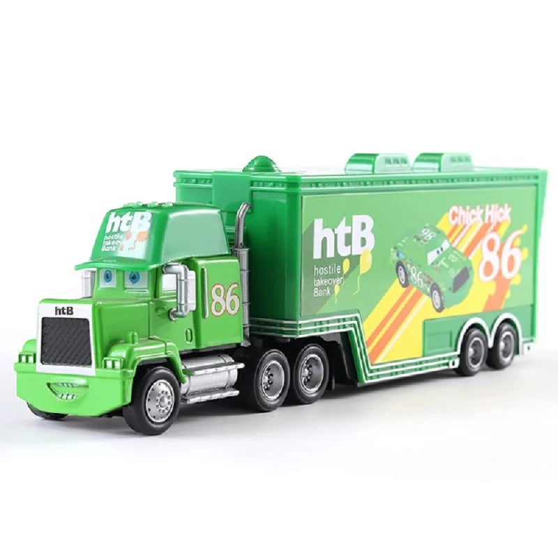 Camion Disney Pixar Cars – Modèle 1:55 (Lightning McQueen, Mack, Jackson Storm)