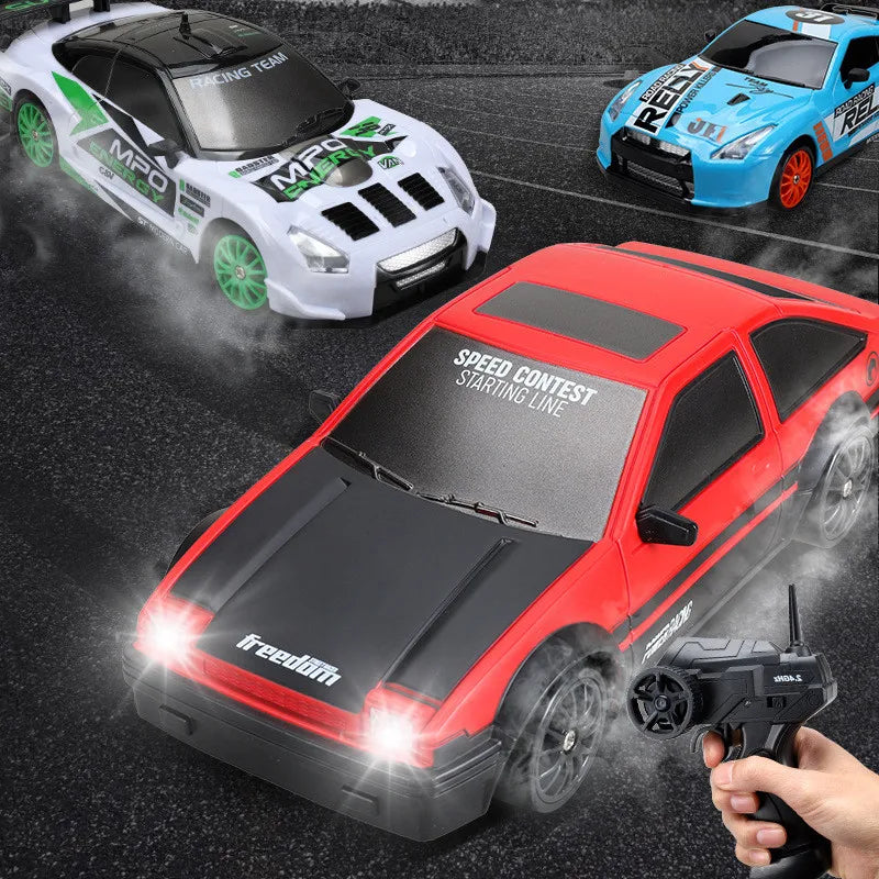 Voiture RC Drift 4x4 Haute Vitesse 2.4G – Modèle AE86/GTR Télécommandé