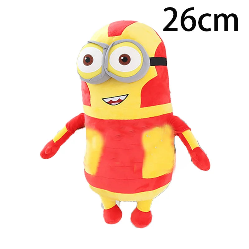 Peluche Minion – Bob & Stuart tout doux en salopette