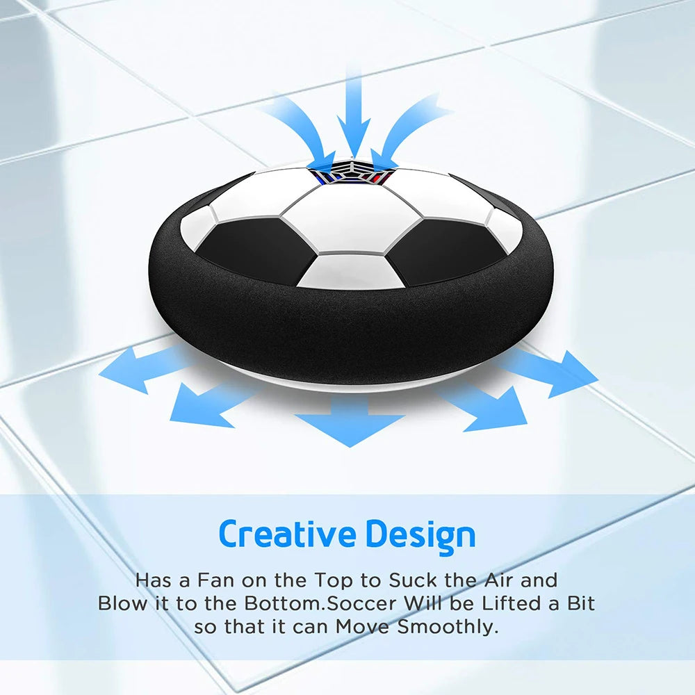 Ballon de Foot Flottant avec LED – Jouet Électrique Hover Soccer pour Enfants