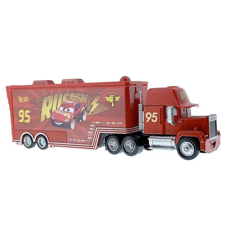 Camion Disney Pixar Cars – Modèle 1:55 (Lightning McQueen, Mack, Jackson Storm)