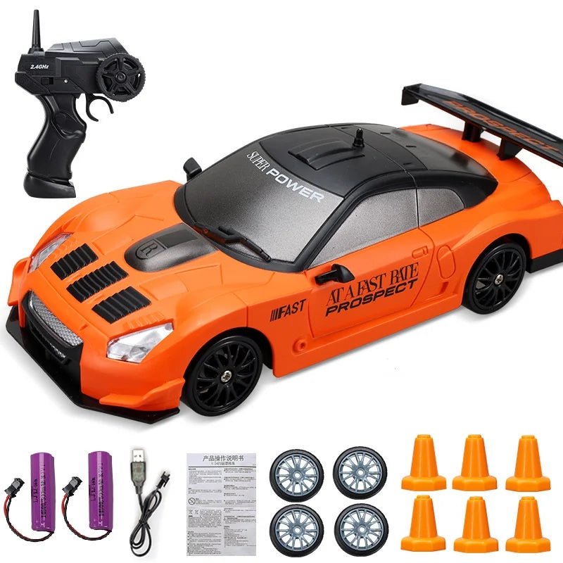 Voiture RC Drift 4x4 Haute Vitesse 2.4G – Modèle AE86/GTR Télécommandé