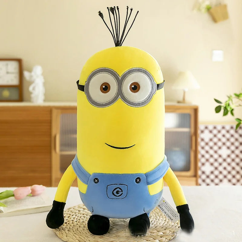 Peluche Minion – Bob & Stuart tout doux en salopette