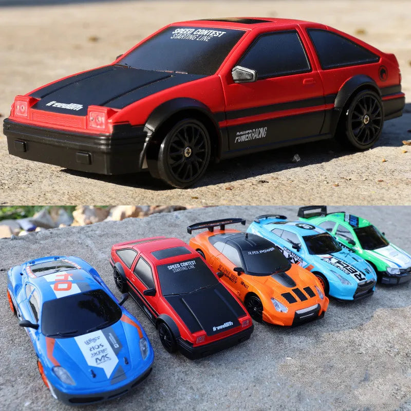 Voiture RC Drift 4x4 Haute Vitesse 2.4G – Modèle AE86/GTR Télécommandé