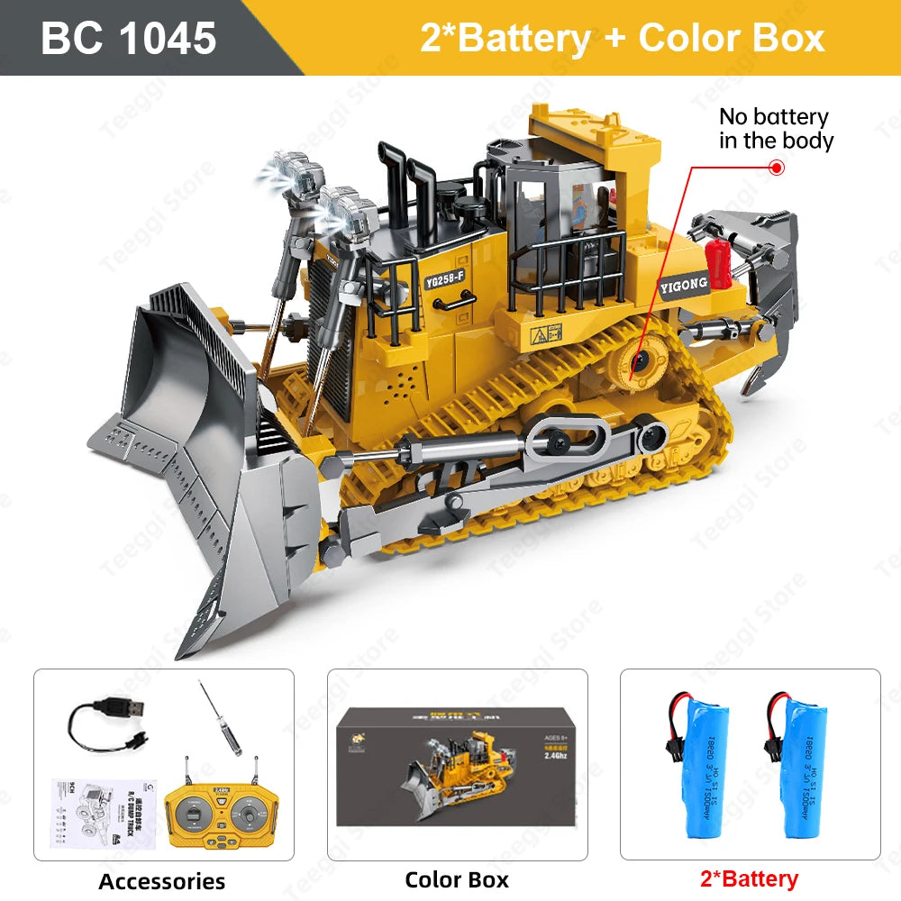 Camion de Chantier Télécommandé 1:20 – Pelleteuse, Bulldozer ou Benne RC