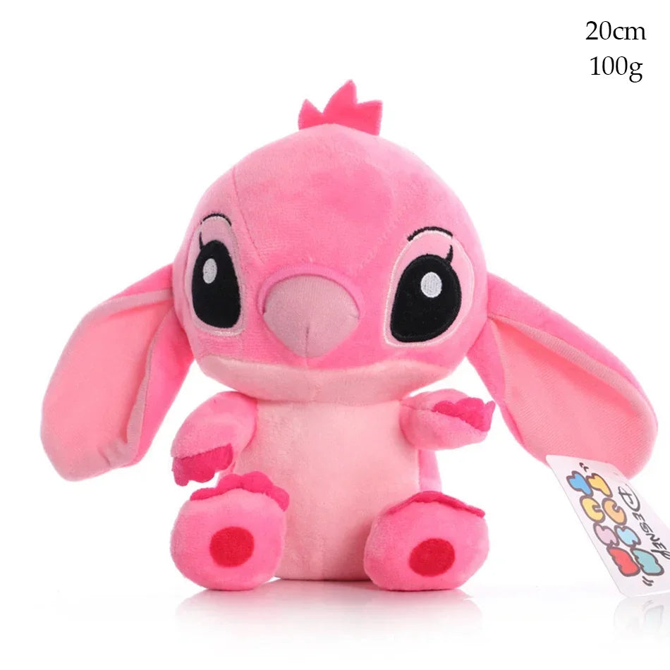 Peluche Stitch Rose ou Bleue – Jouet Doux et Mignon Disney