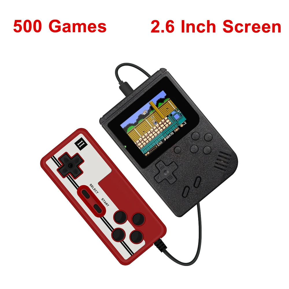 Console de Jeux Rétro Portable 8-Bit – 500 Jeux Intégrés