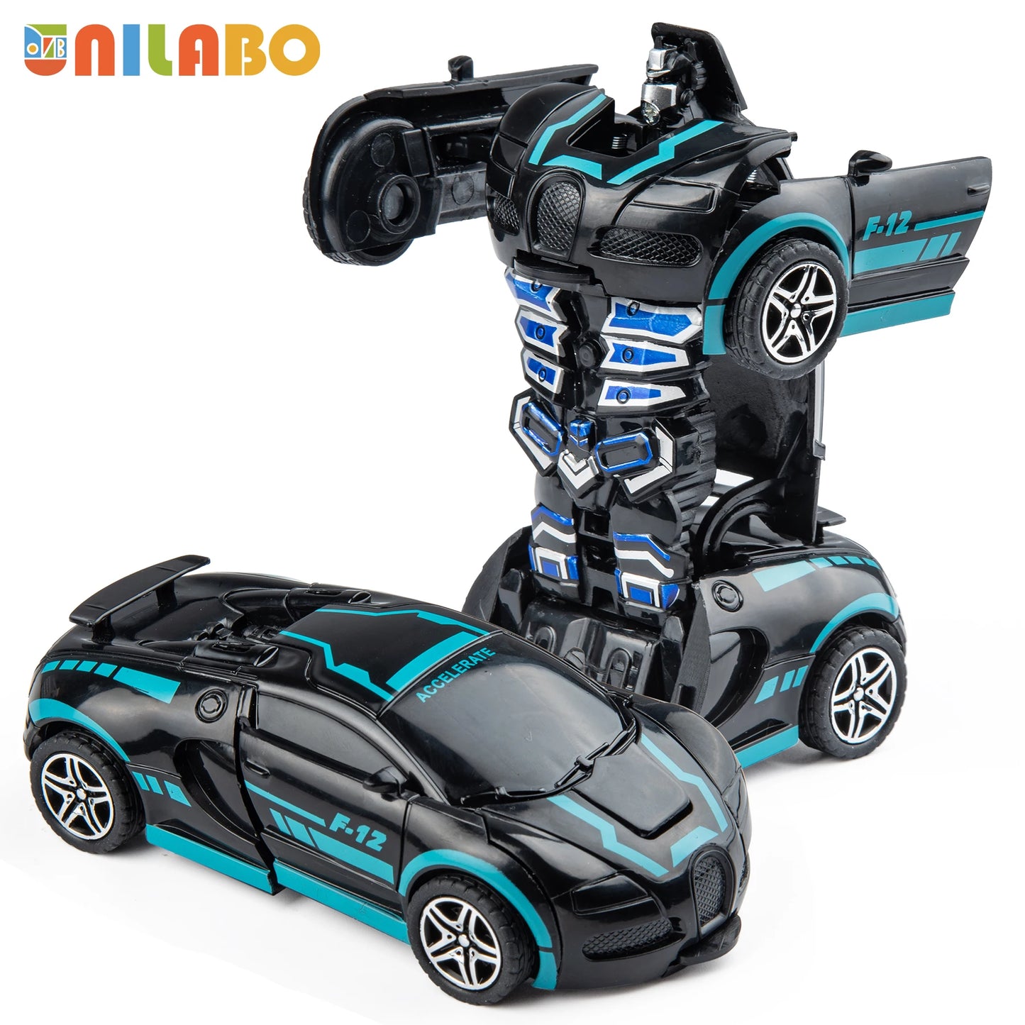 Voiture Robot Transformable – Jouet 2 en 1 pour Enfants