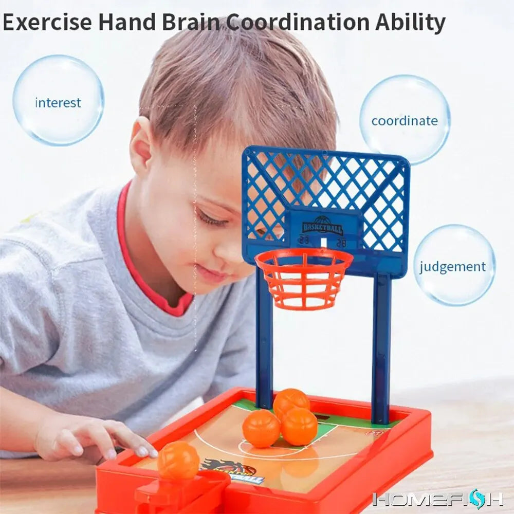 Jeu de Basket de Table Mini – Portable et Amusant