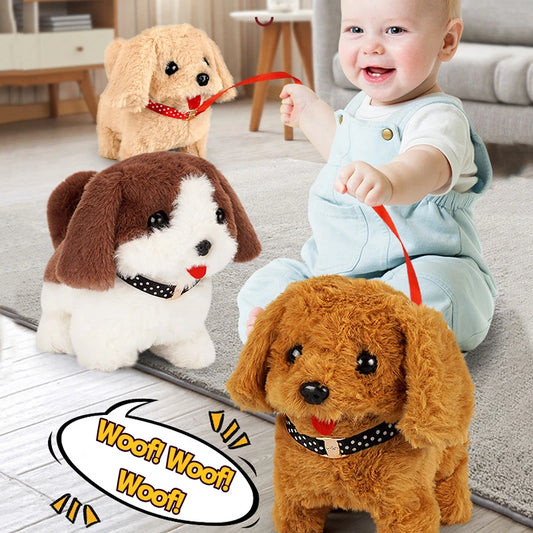 Chien en Peluche Interactif – Télécommandé avec Laisse et Sons Réalistes