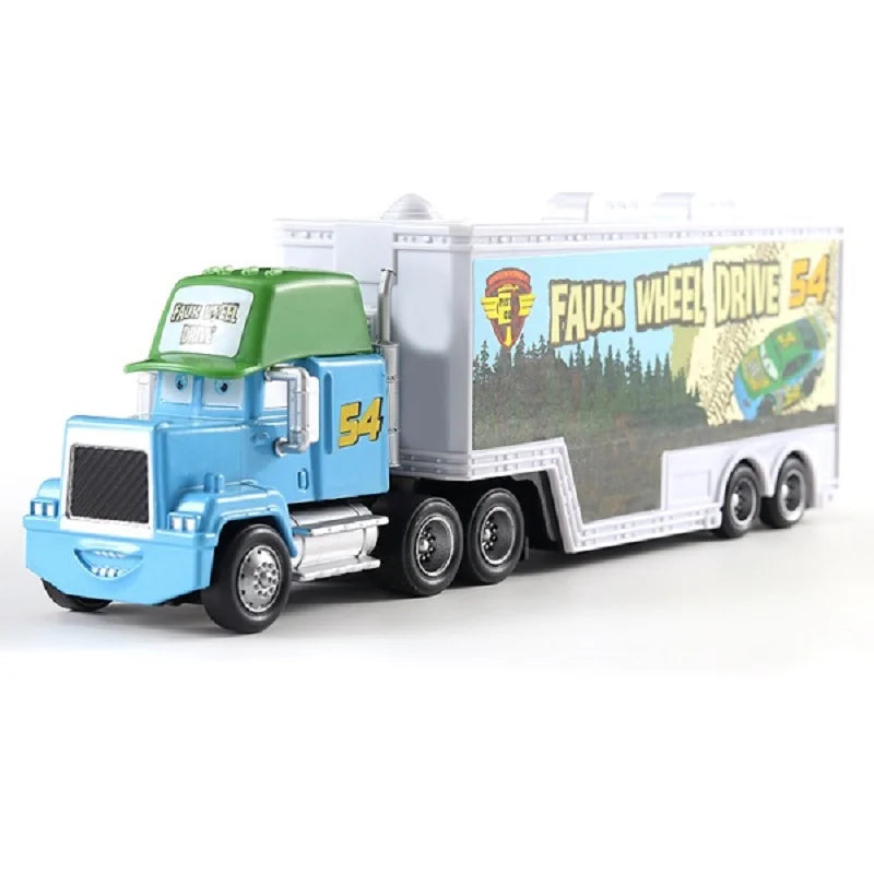 Camion Disney Pixar Cars – Modèle 1:55 (Lightning McQueen, Mack, Jackson Storm)