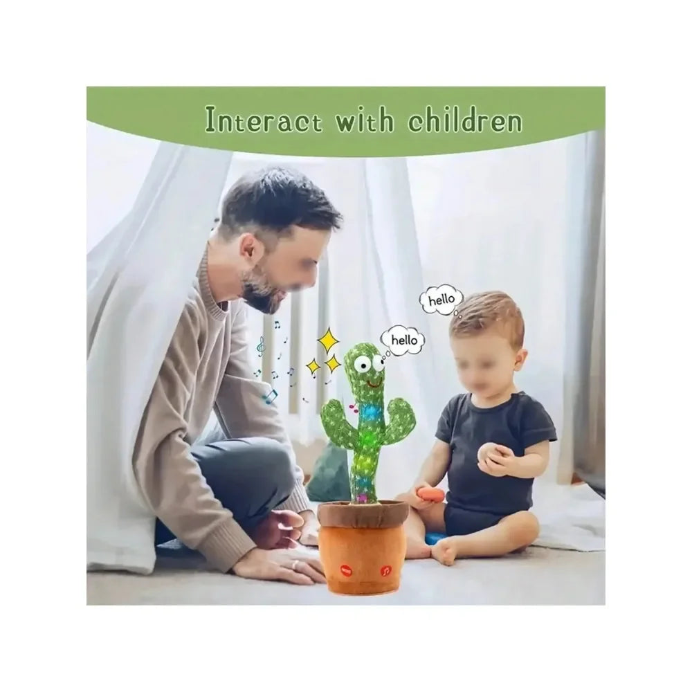Cactus Dansant et Parlant – Jouet Interactif Musical