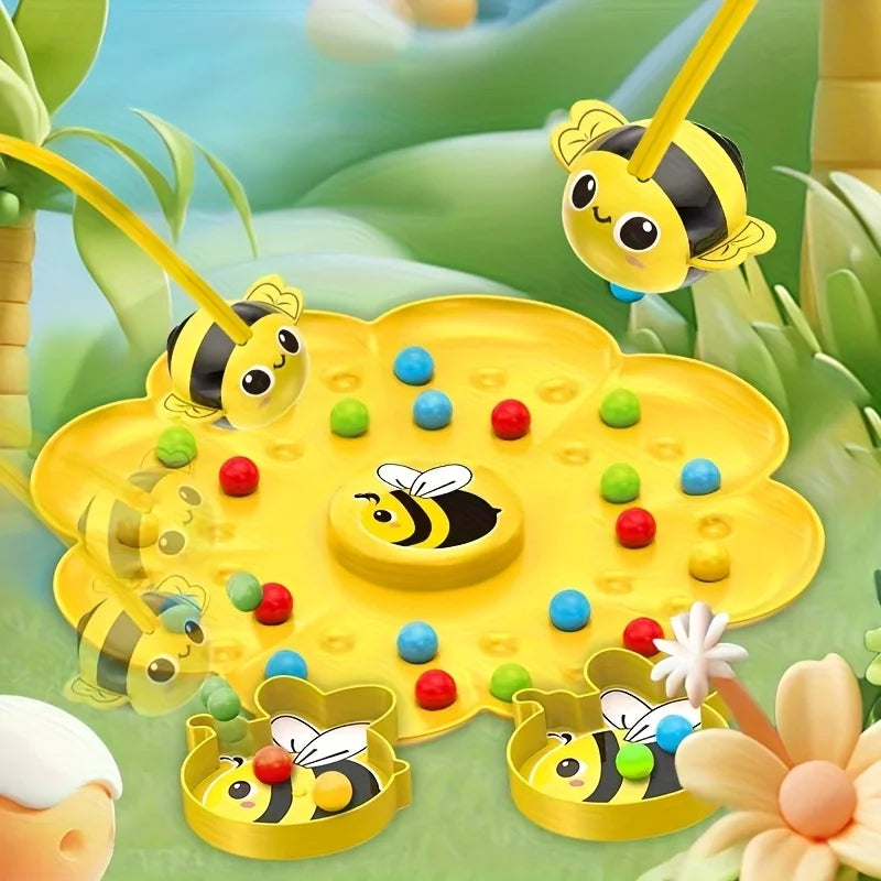 Jeu éducatif multifonction « Petite Abeille » – Pêche, puzzle et amusement garanti