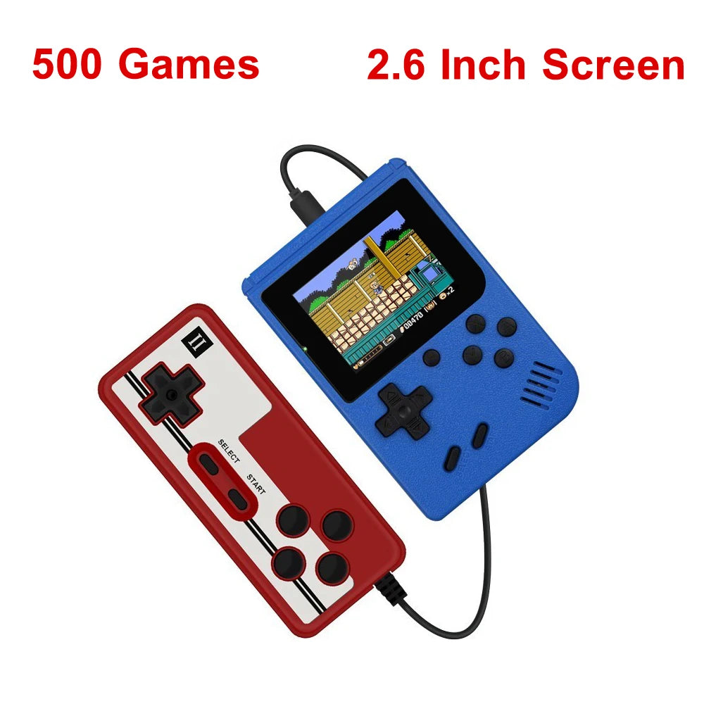Console de Jeux Rétro Portable 8-Bit – 500 Jeux Intégrés