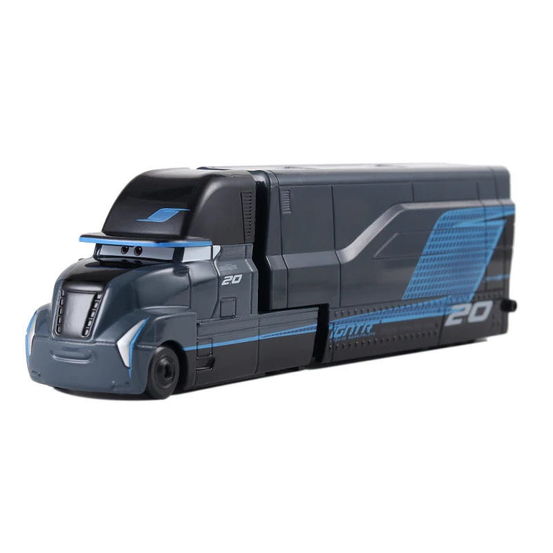 Camion Disney Pixar Cars – Modèle 1:55 (Lightning McQueen, Mack, Jackson Storm)
