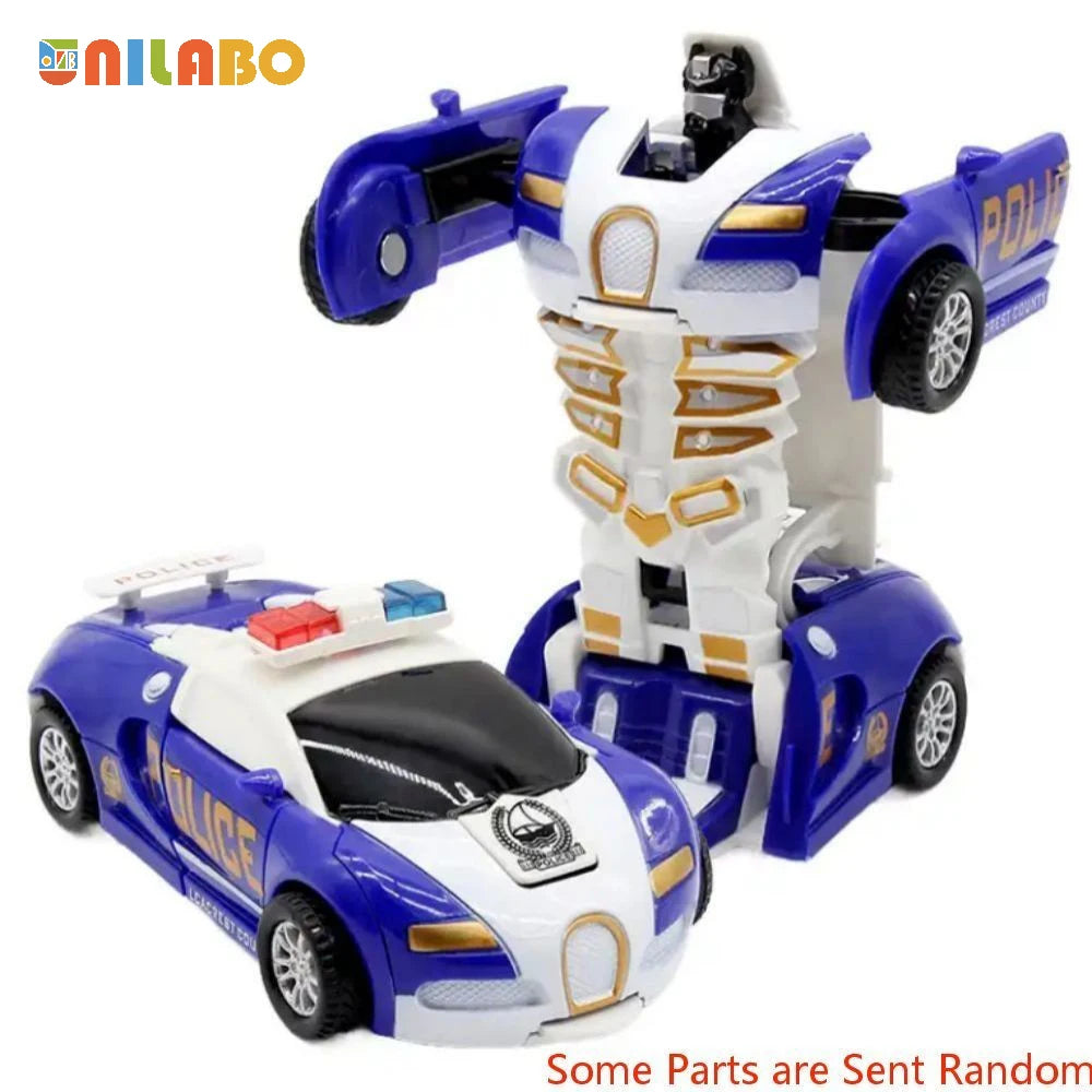 Voiture Robot Transformable – Jouet 2 en 1 pour Enfants
