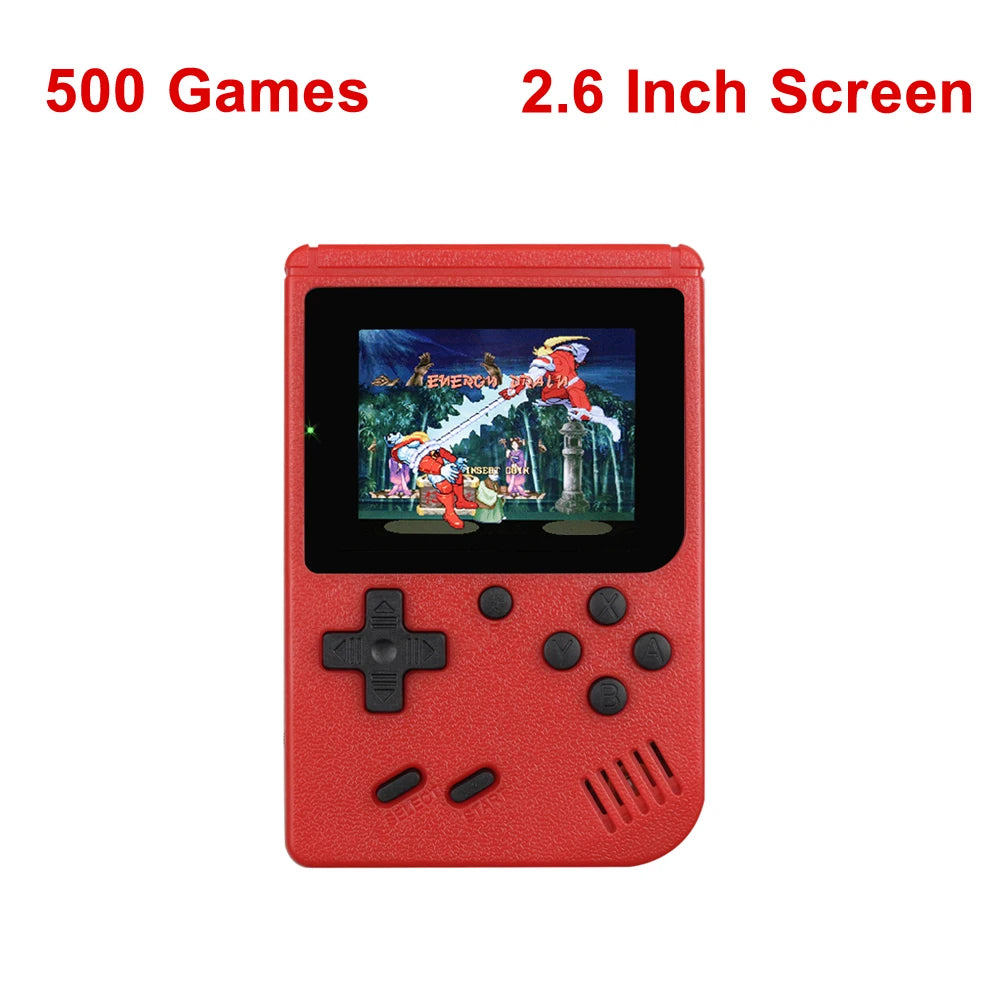 Console de Jeux Rétro Portable 8-Bit – 500 Jeux Intégrés