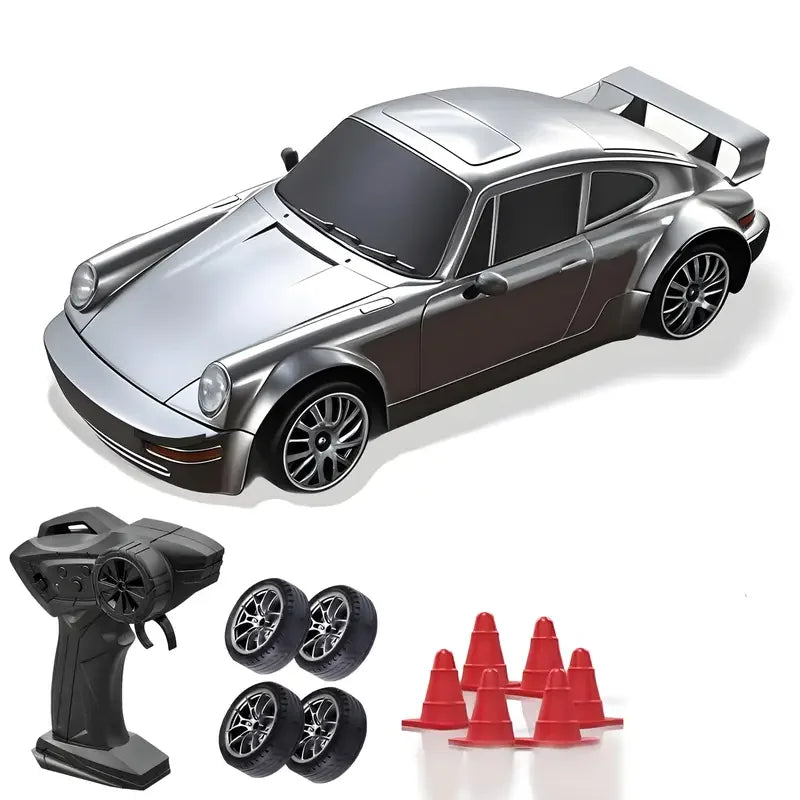 Voiture RC Drift 4x4 avec Phares LED – 1:24, 20 km/h, Télécommande 2.4GHz