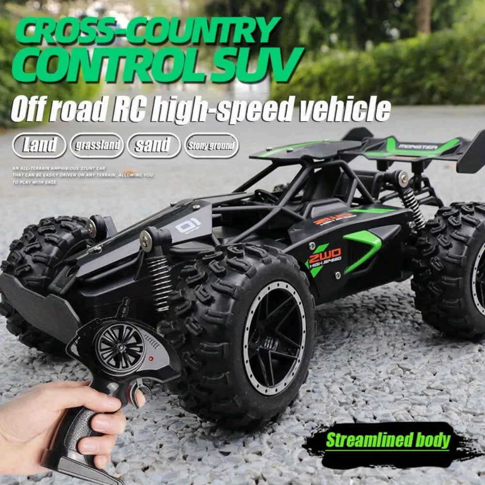 Voiture Télécommandée Haute Vitesse 1:18 – 15 km/h, Drift et Anti-Collision