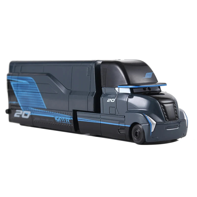 Camion Disney Pixar Cars – Modèle 1:55 (Lightning McQueen, Mack, Jackson Storm)