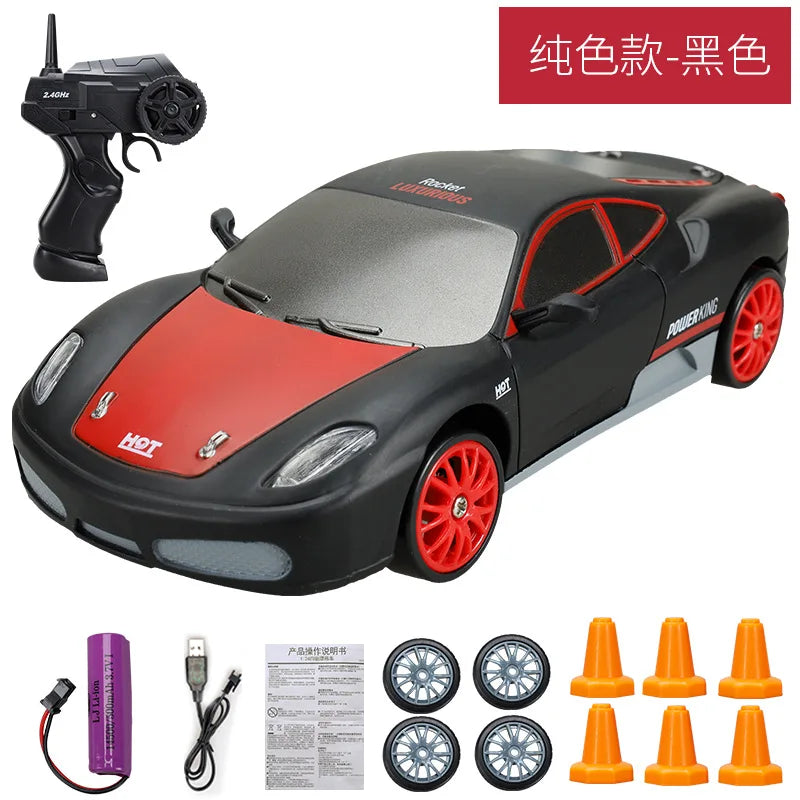 Voiture RC Drift 4x4 Haute Vitesse 2.4G – Modèle AE86/GTR Télécommandé