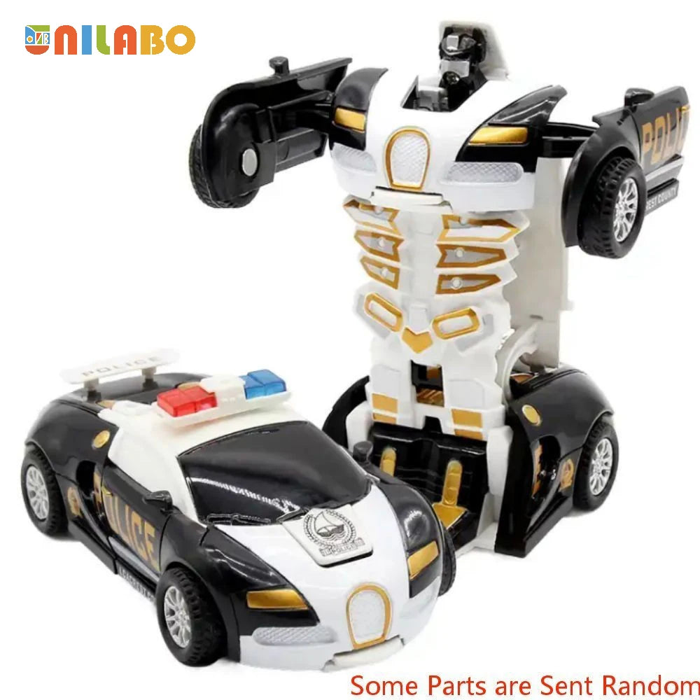 Voiture Robot Transformable – Jouet 2 en 1 pour Enfants