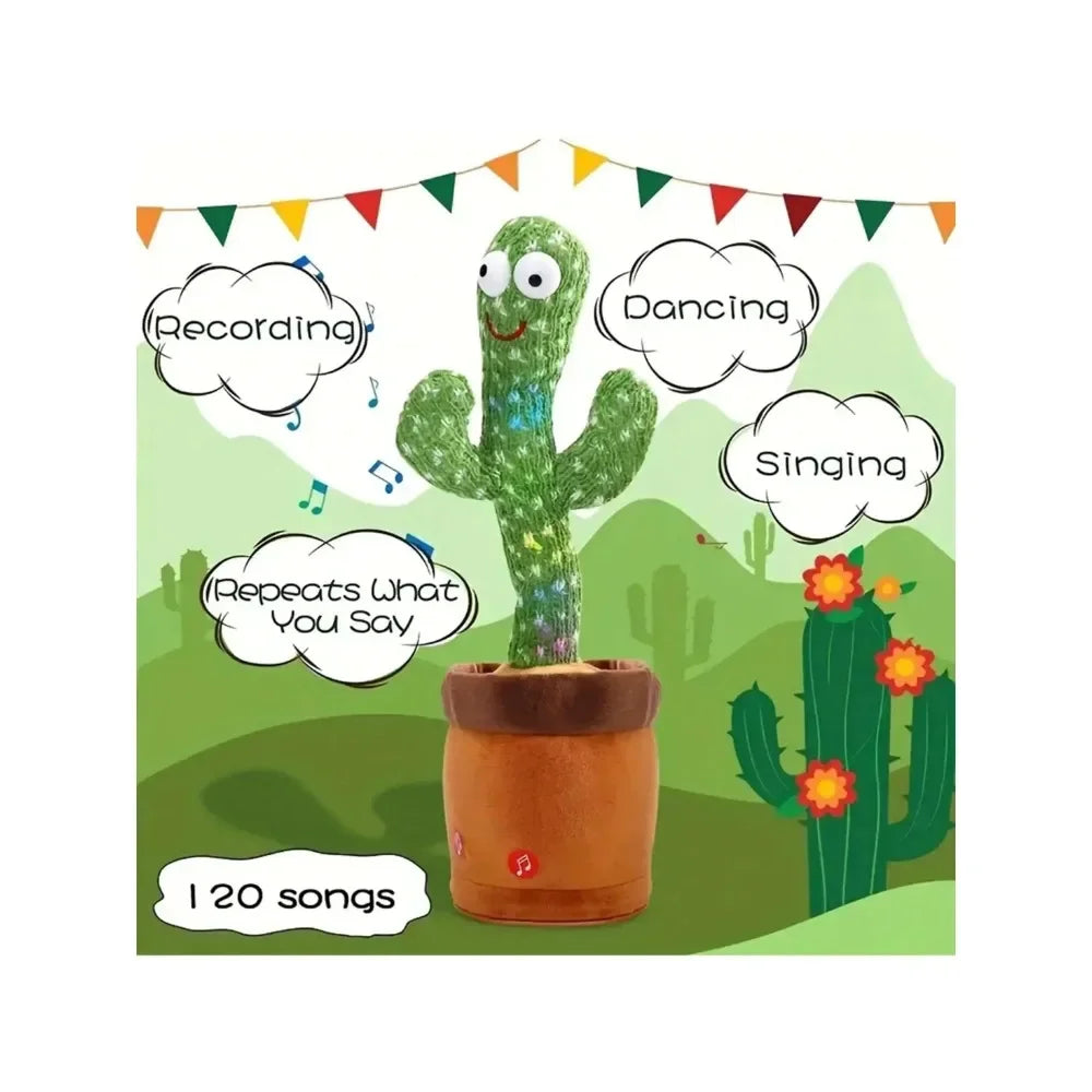 Cactus Dansant et Parlant – Jouet Interactif Musical