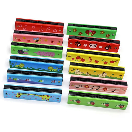 Harmonica en bois pour enfants – Instrument musical éducatif