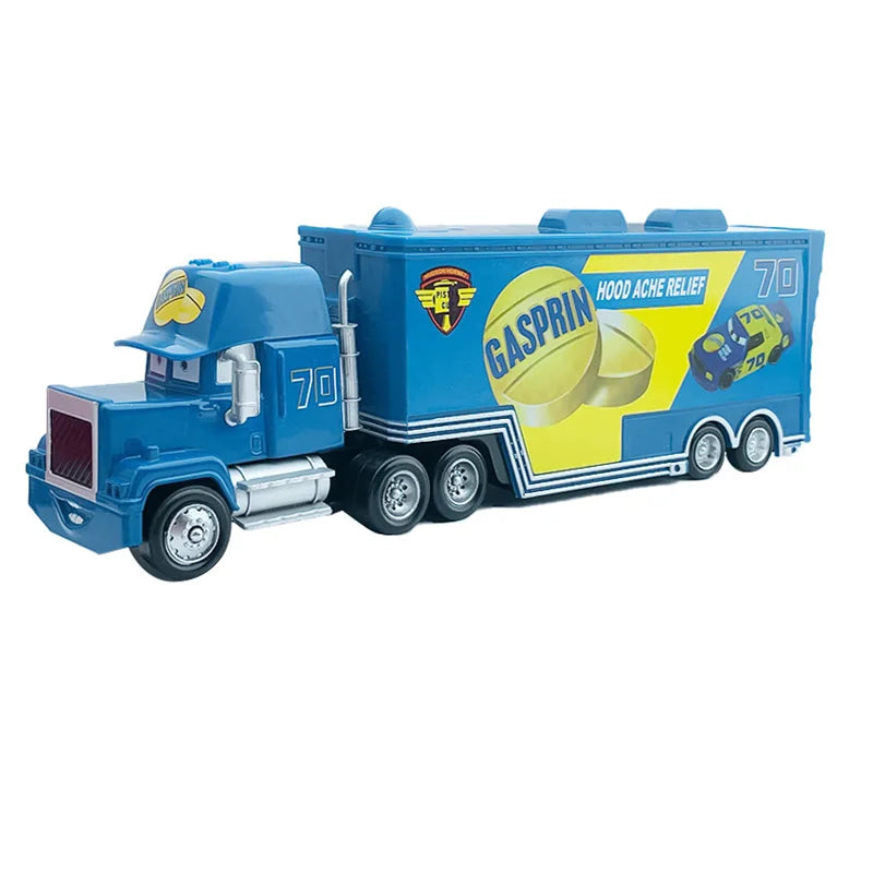 Camion Disney Pixar Cars – Modèle 1:55 (Lightning McQueen, Mack, Jackson Storm)