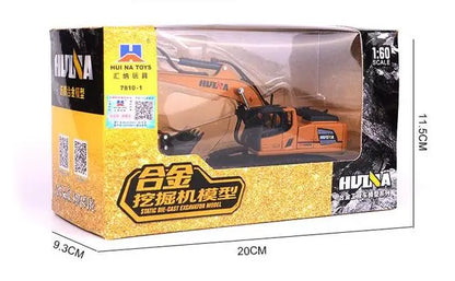 Véhicule de Chantier Métallique 1:60 – Mini Modèle Réaliste en Alliage