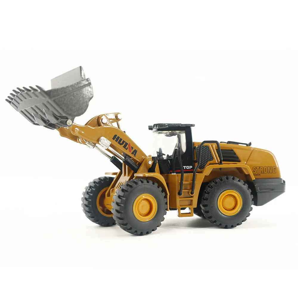 Véhicule de Chantier Métallique 1:60 – Mini Modèle Réaliste en Alliage