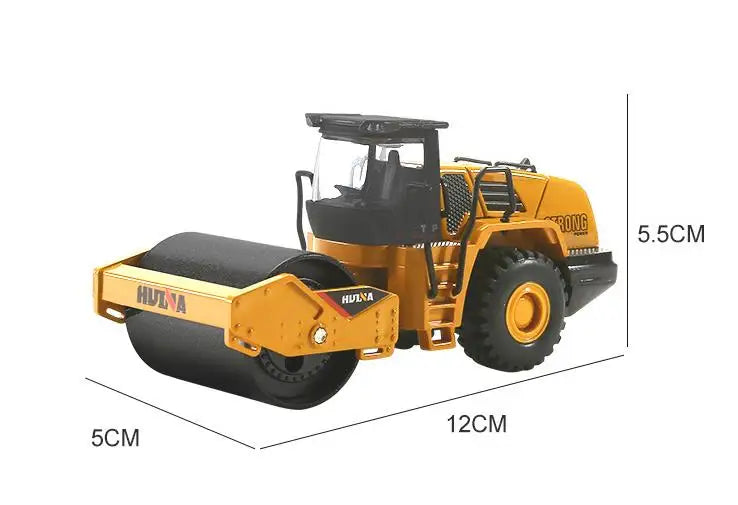 Véhicule de Chantier Métallique 1:60 – Mini Modèle Réaliste en Alliage